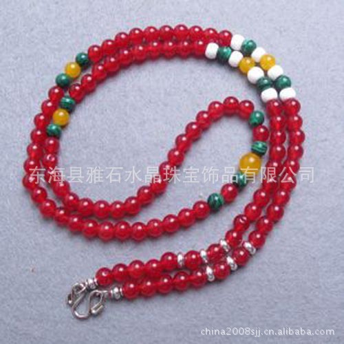 批发采购项饰-泰国佛牌链专用挂链红玉配<em>砗磲</em>