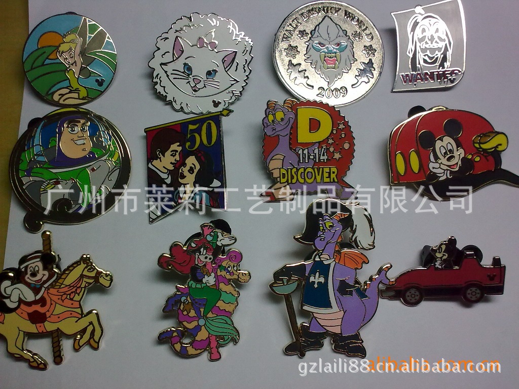 香港迪士尼徽章 旅游纪念促销礼品 周年庆典新