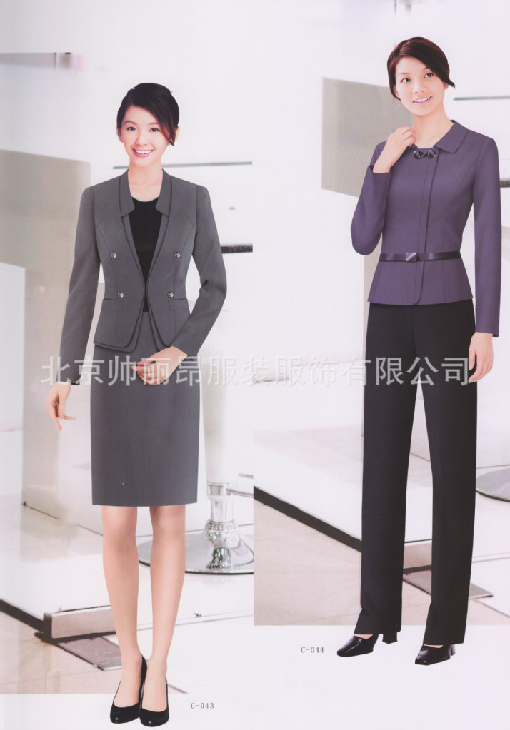 【<em>定做女职业装</em> 女式制服工作服 女式套装 西服