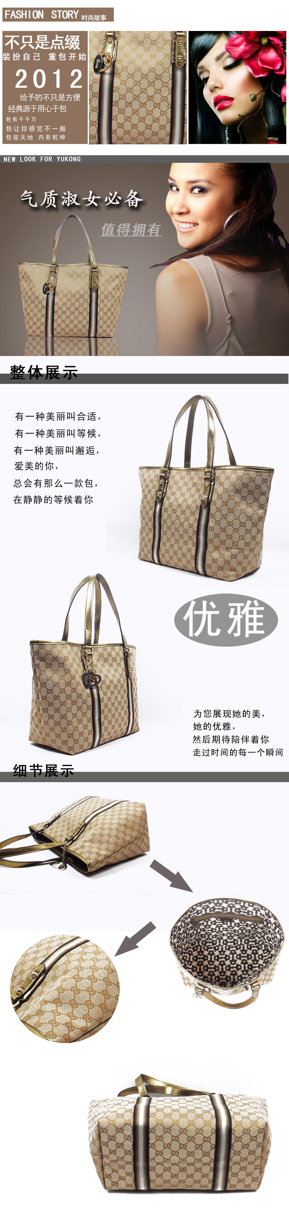 GUCCI購物包