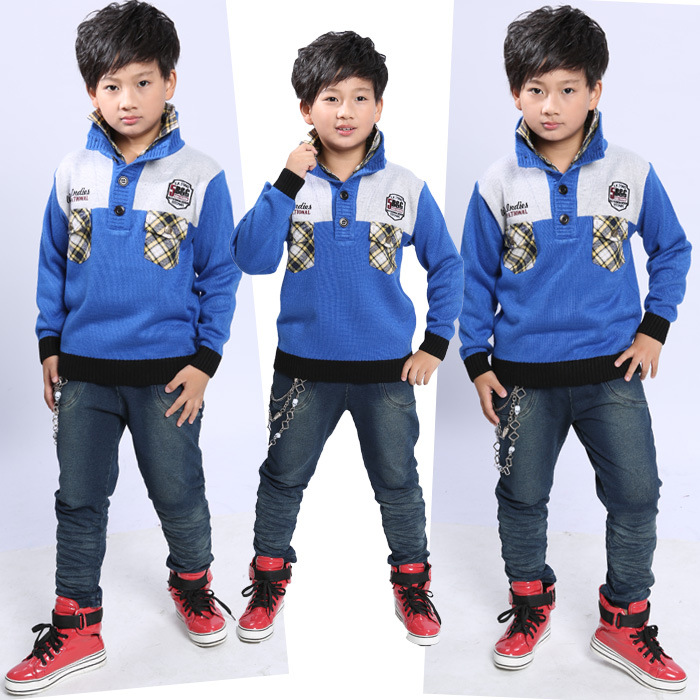 手工<em>编织</em>儿童<em>毛衣</em> 羊毛线童装<em>开衫</em>/男女童<em>毛衣</em>