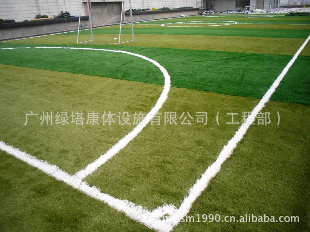 广州室外人造草足球场\/5人制足球场规格\/人工