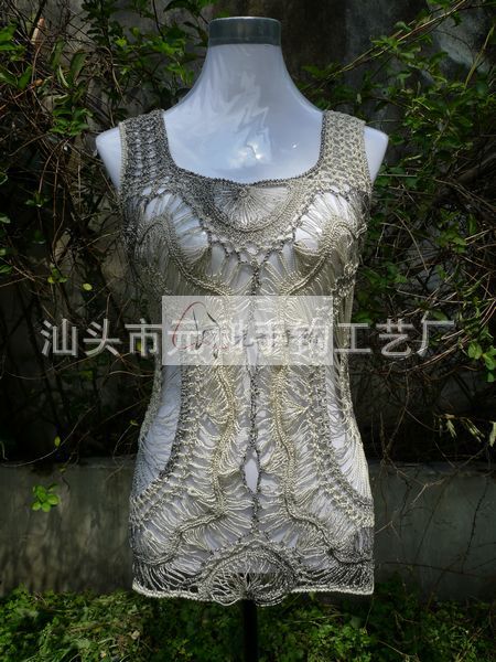 【手工编织<em>钩针马甲</em>、背心,手钩衫,钩花外套针