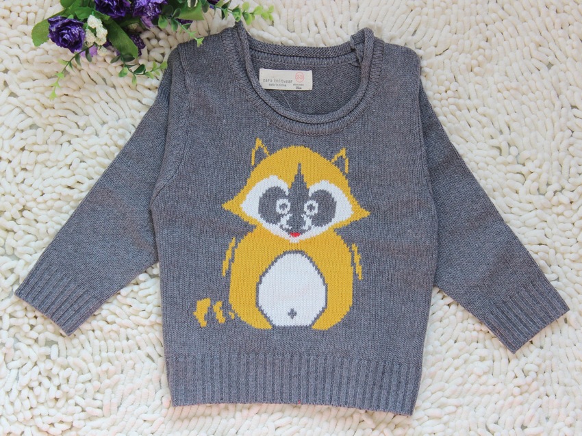 paw 2色 男童含毛挂绒<em>毛衣外套</em> 提花 <em>戴帽</em> 《豆