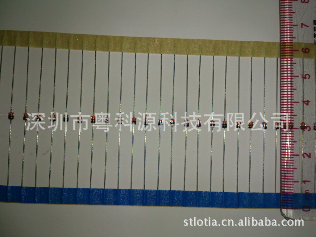 二极管-强势销售 开关二极管 1N4148 编带长脚