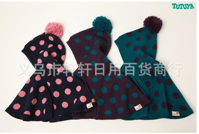 【2012新款<em>儿童毛衣</em>女童<em>披风</em>毛衣针织男童宝