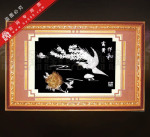 纯银制品-纯银工艺画-纯银画- 富贵祥和(中)