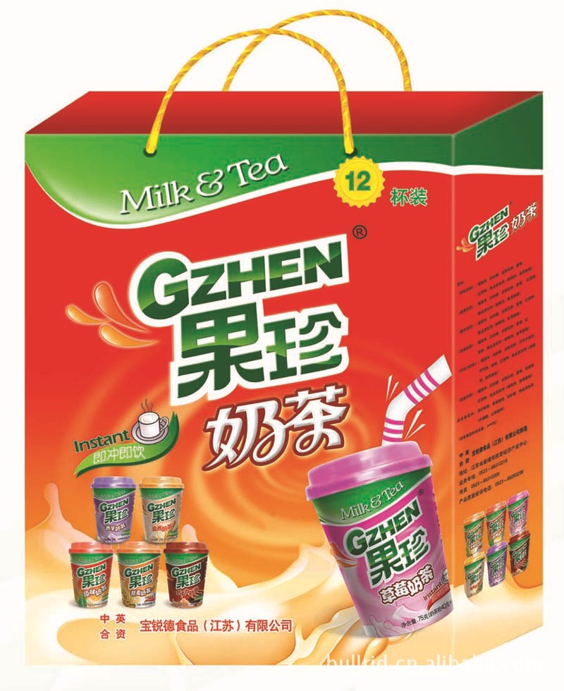 (厂家直销)果珍奶茶奶茶礼盒图片,(厂家直销)果