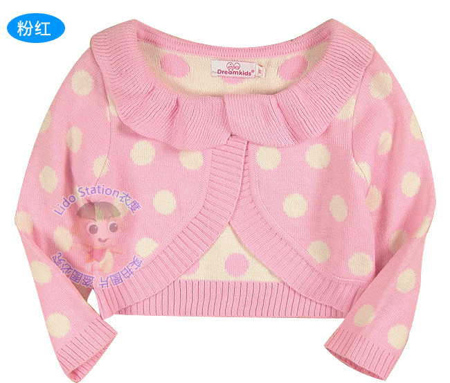 mkids童梦秋冬装新款女童<em>短装开衫毛衣外套</em>羊