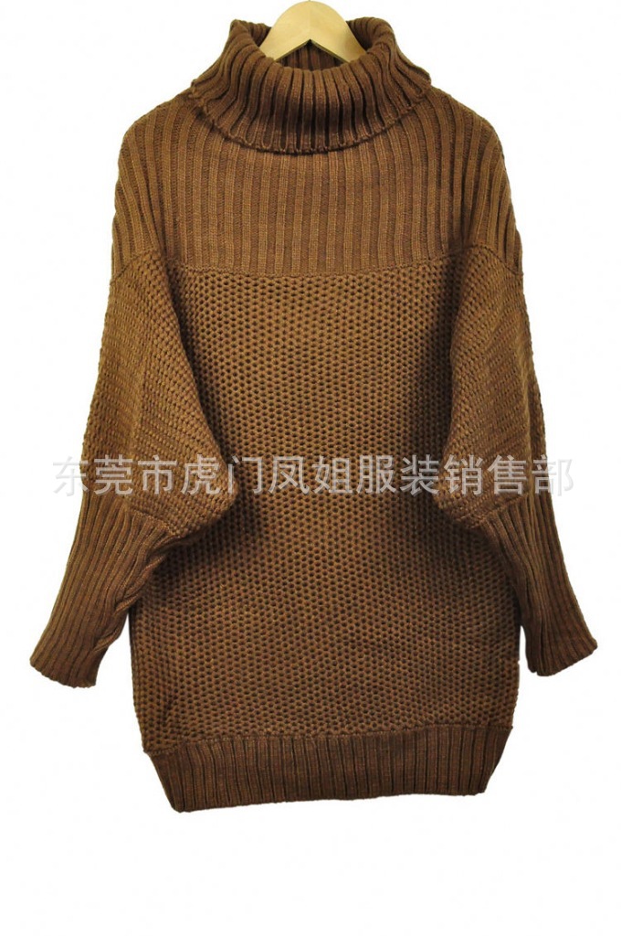 <em>毛衣批发</em> 韩国复古粗棒针毛线 麻花宽松套头毛