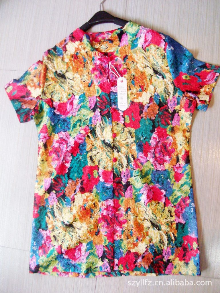 <em>批发</em>名族女装 中老年时尚<em>服装</em> <em>女士</em>短袖衬衫 妈