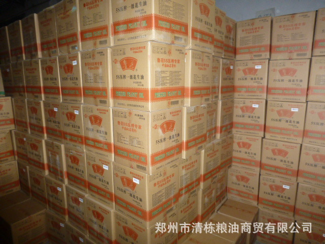 批發(fā)團(tuán)購(gòu)5L裝魯花5S壓榨一級(jí)花生油/魯花花生油鄭州總代理/