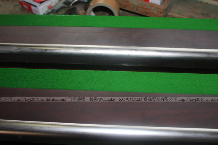 台球桌-铝合金库边扶手台球桌 美式黑8落袋台