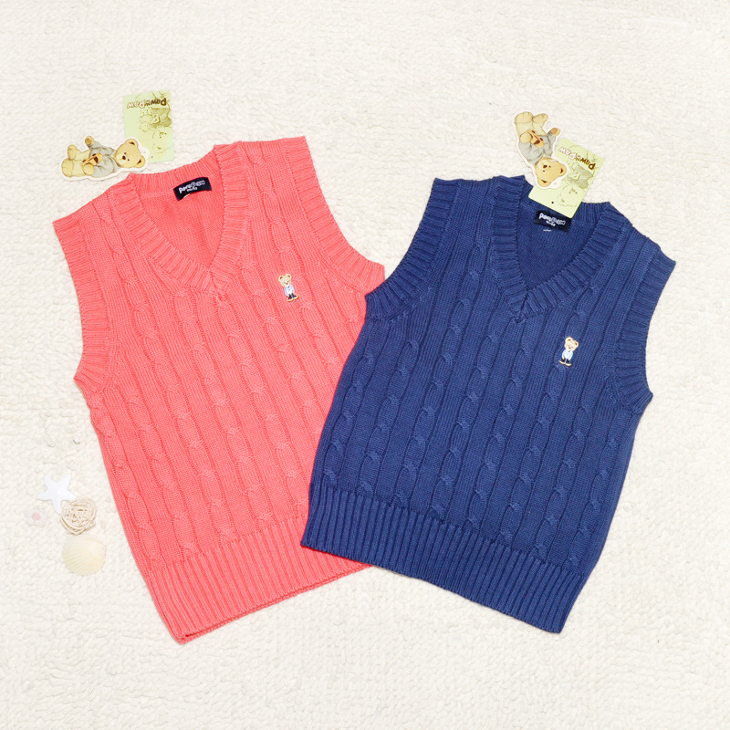 外贸新款童装<em>批发</em> 男童女童<em>纯棉</em>童<em>马甲</em>背心 欧