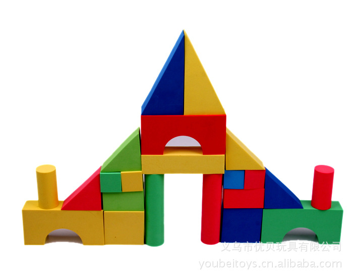 【斯尔褔正品 小号EVA软泡沫积木 益智早教玩