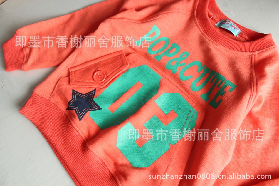 外贸童装套装批发 韩国原单男童<em>女童卫衣</em>套装