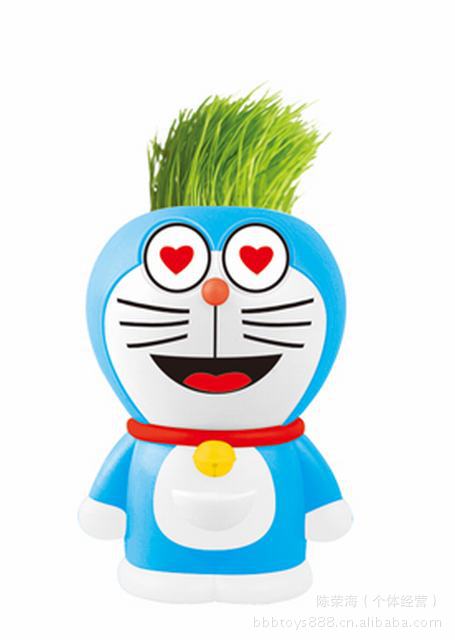 【吊板玩具 新奇特DIY青草<em>种植</em> <em>会长头发</em>的公仔