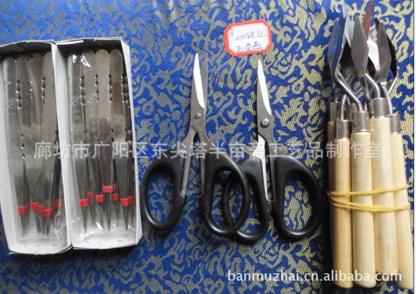 景泰蓝金丝沙画制作工具--大铲子图片,景泰蓝金