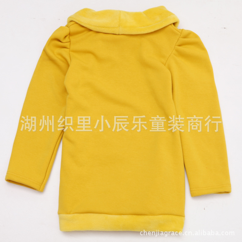 2012秋款童装批发新款韩版中大童女童外套 熊