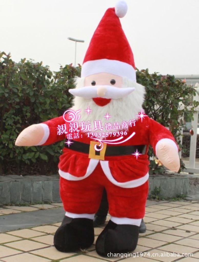 圣诞老人公仔玩偶 公仔毛绒玩具 多个<em>尺寸</em>可以