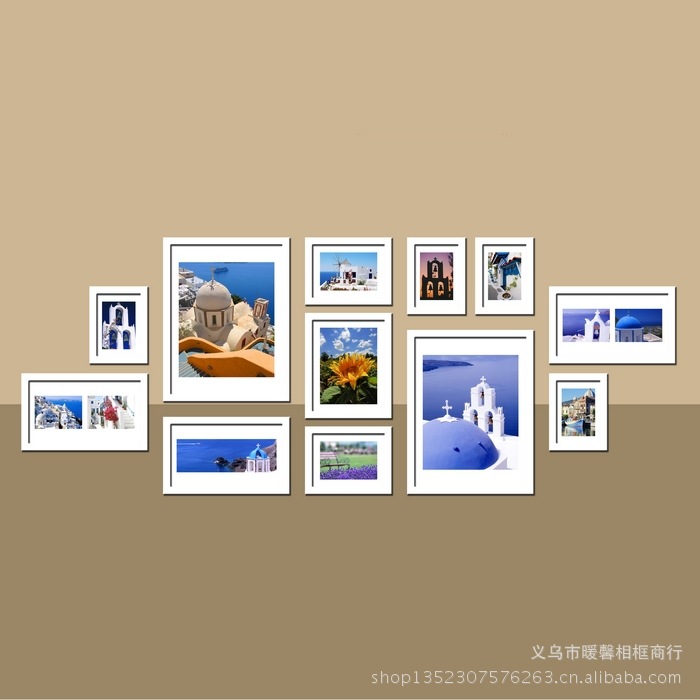 义乌相框批发 创意相框 <em>照片墙</em> 相片墙 组合相框