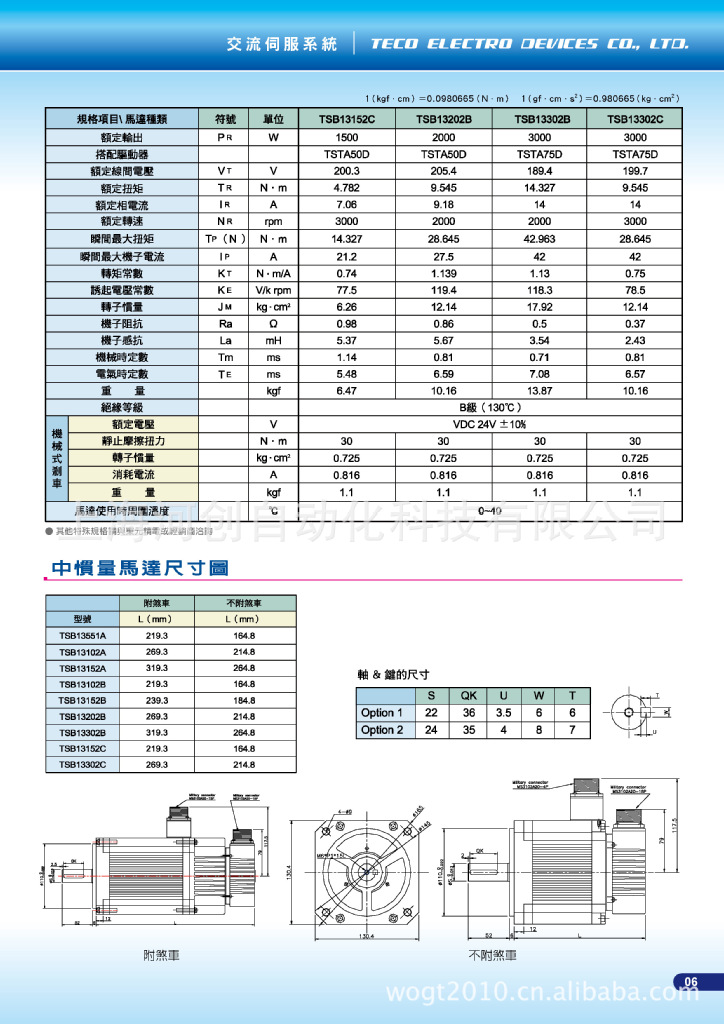 TECO伺服电机