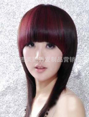 【<em>非主流女生</em> 女款<em>沙宣</em>头 甜美齐留海 中长发假