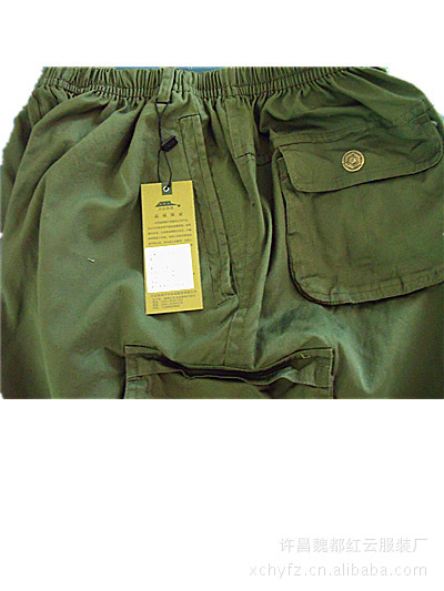 2012新款军绿男士休闲短裤 <em>马裤</em> 全棉大<em>裤头</em> 户