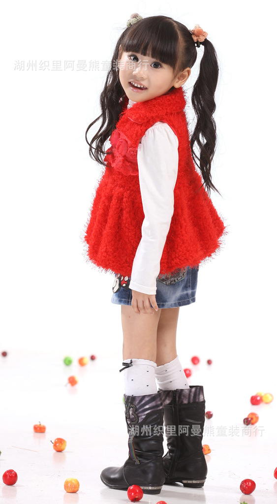 【2012新装<em>秋款 女童马甲</em> 小童背心批发 厂家直