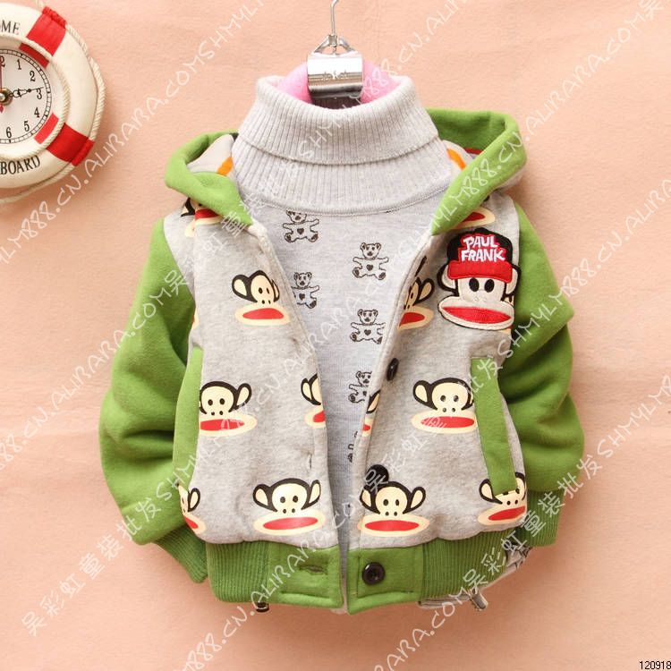TNS27-1 2012秋小童TGPP 大嘴猴卫衣棉帽衫