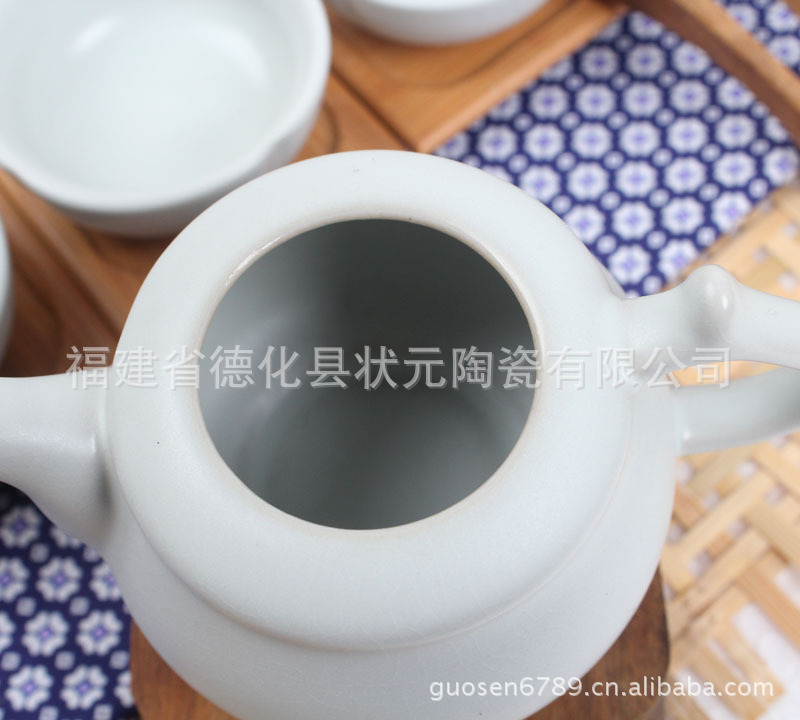 【状元陶瓷】功夫茶具 高档礼品陶瓷茶具套装