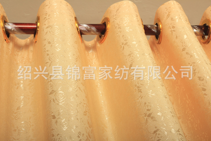 【出口中东中亚中美非洲等外贸窗帘布全涤色织