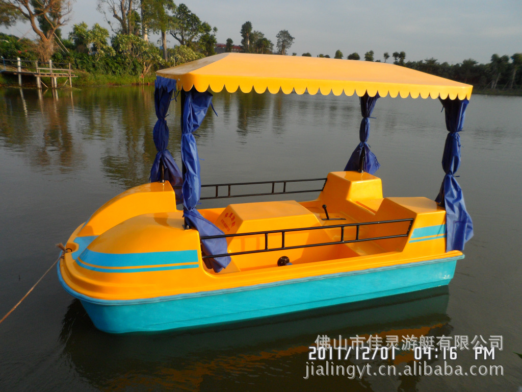 佳灵游艇供应优质4人脚踏船 公园游乐船 观光船, 品质从优!佳灵