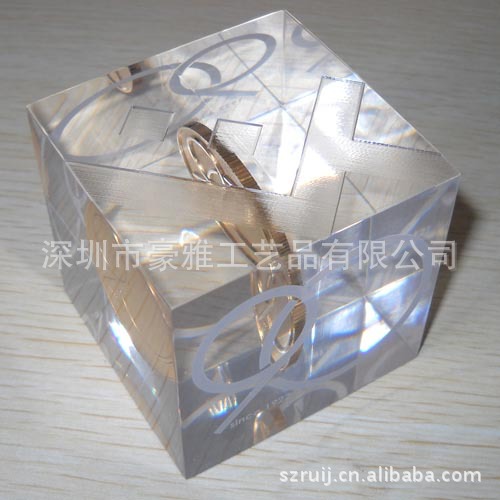 饰品,工艺品,礼品 其他工艺品 塑料,树脂工艺品 亚克力内嵌金币,透明