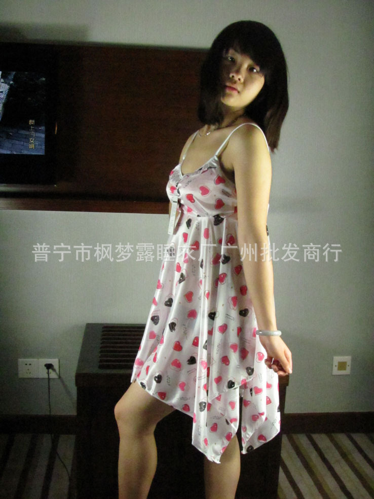 【厂家直销<em>睡衣</em>批发<em>睡衣</em>睡裙夏日情吊8边时尚