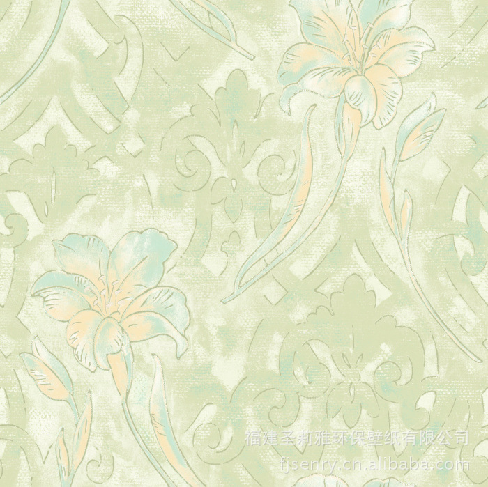圣莉雅环保壁纸 版本朗日 中国墙纸第一品牌-墙