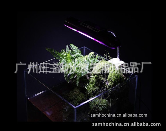 韩国三湖9w鱼缸夹灯\/水族照明器材\/水族夹灯\/9