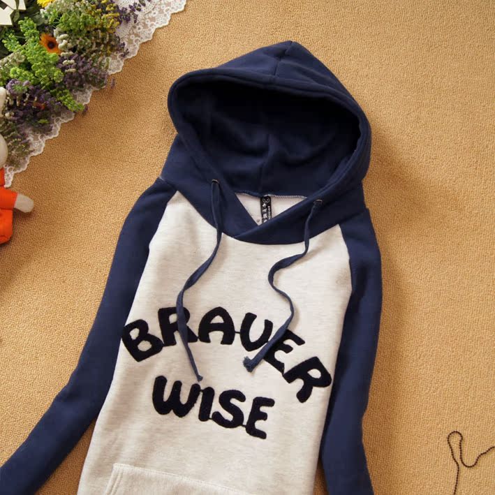 <em>青少年</em>初中生高中生<em>女装</em>套头卫衣<em>外套</em>冬装新款