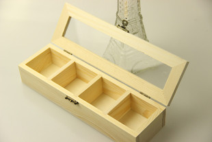 厂家定做 手工皂包装盒 木盒子 木质收纳盒 亚克力礼品包装盒批发