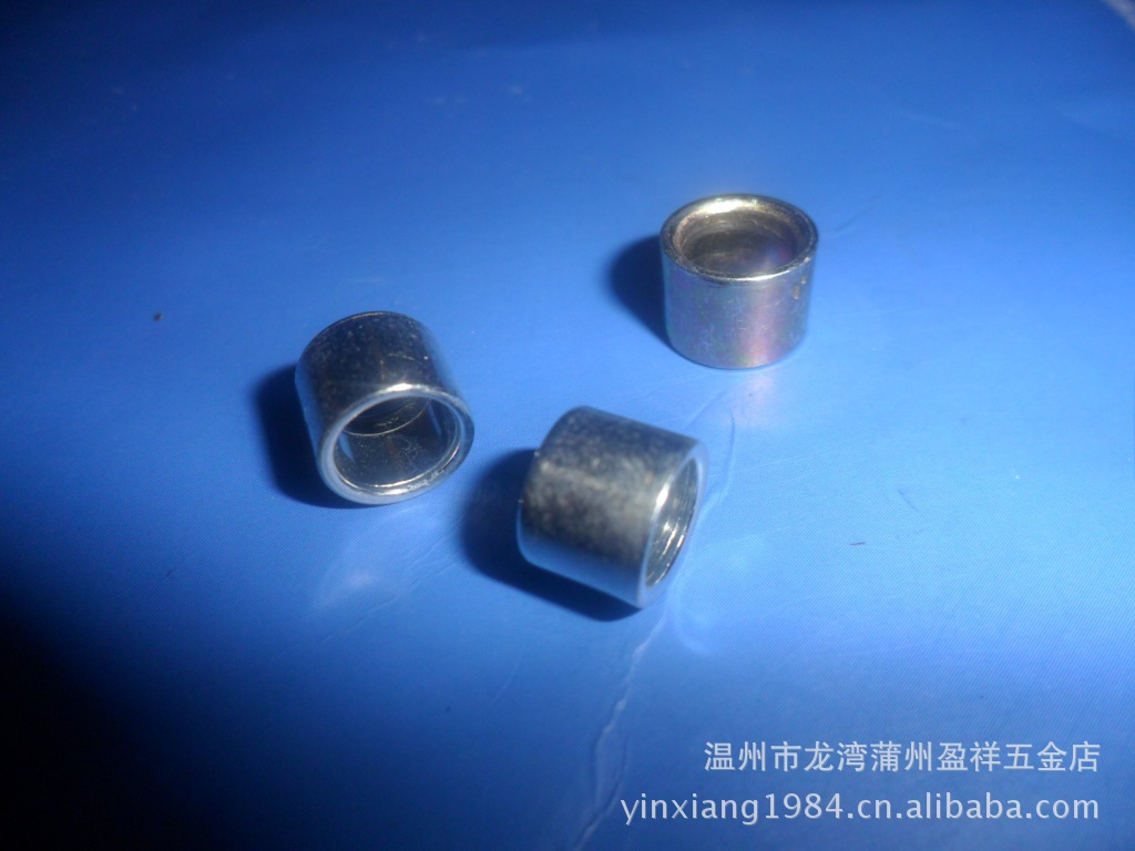 温州厂家定做各种规格空心管,铁套管,圆螺母,套