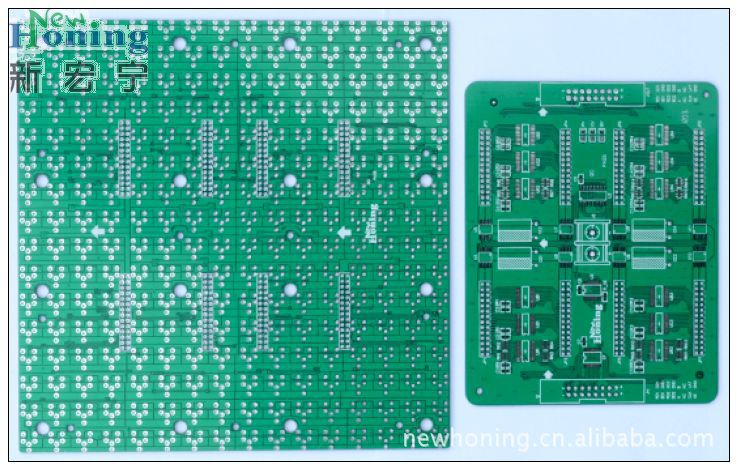 【LED显示屏塑胶模组 P10双横梁 PCB电路板