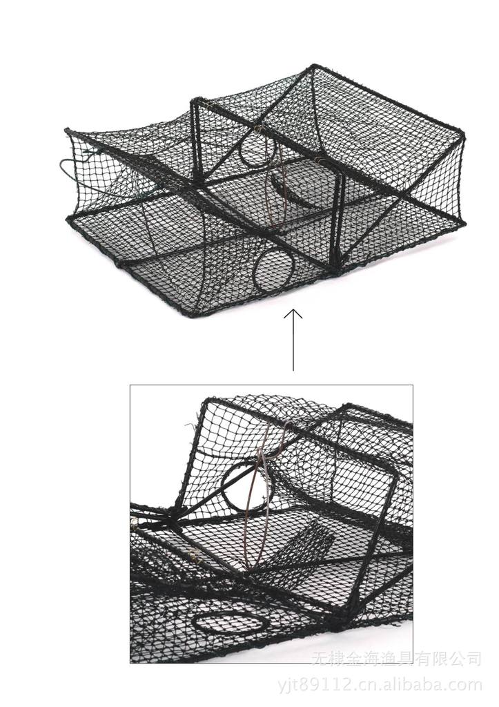 本厂大量批发各种规格鱼笼,弹簧笼,蟹笼,厂家直销,质优价廉