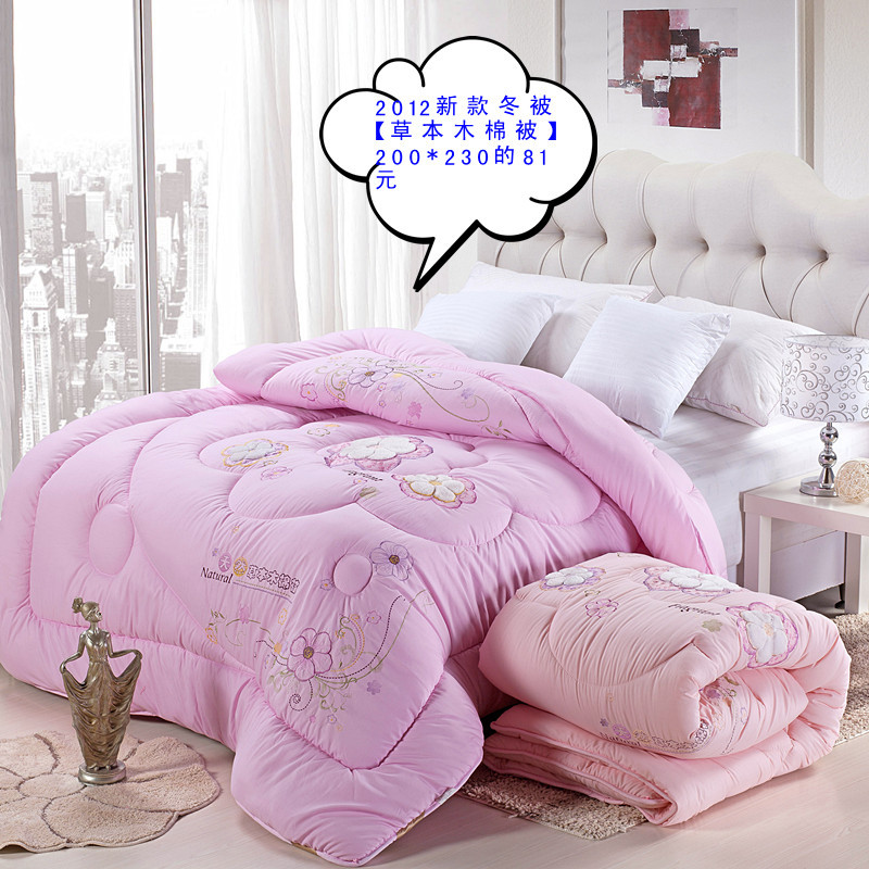 【2012绣花加厚被褥,南通厂家生产被芯,加厚磨