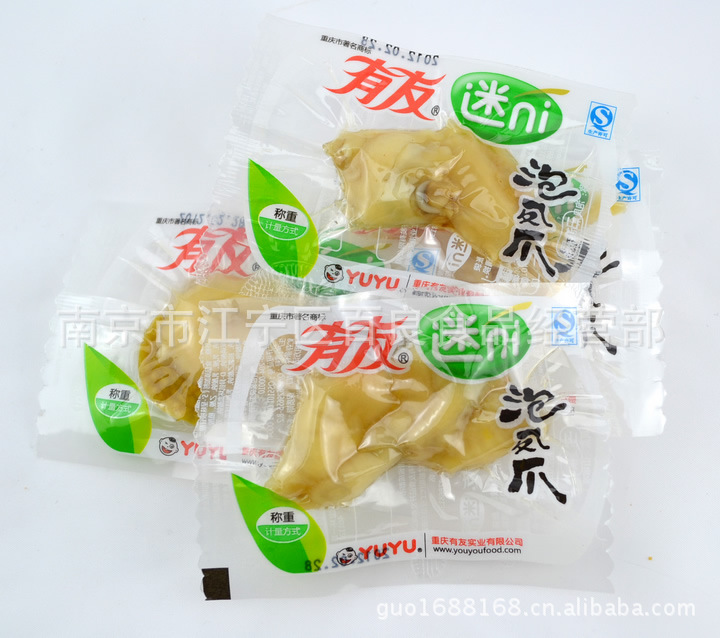 肉类零食-有友泡椒凤爪散装 独立小包装 方便实