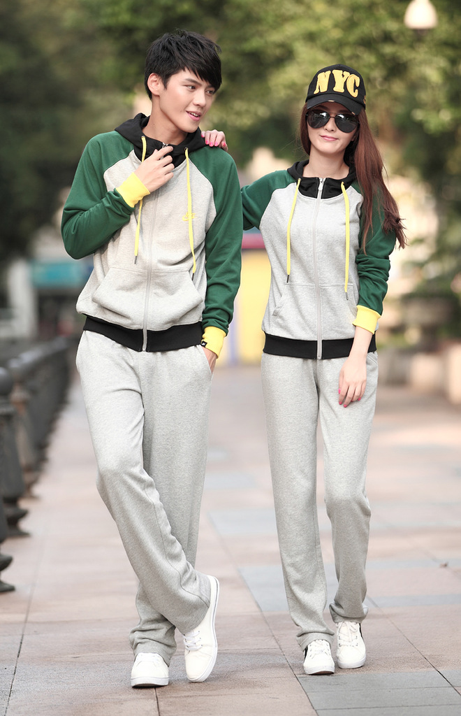 2012新款特价卓美正品情侣款纯棉运动休闲套