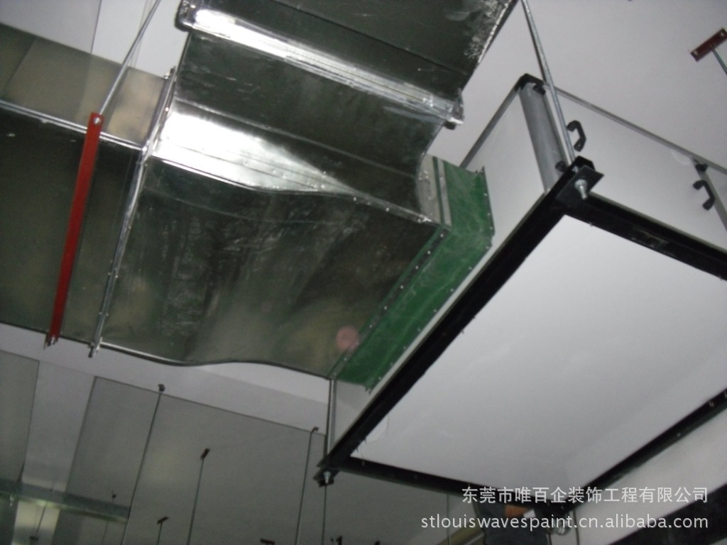 风管与主机衔? height=