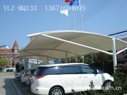 2012优质 膜结构汽车车棚 国外生产工艺 原厂定