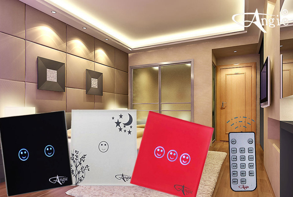 遥控开关-简洁、大气!爱琪Angie品牌电容式智