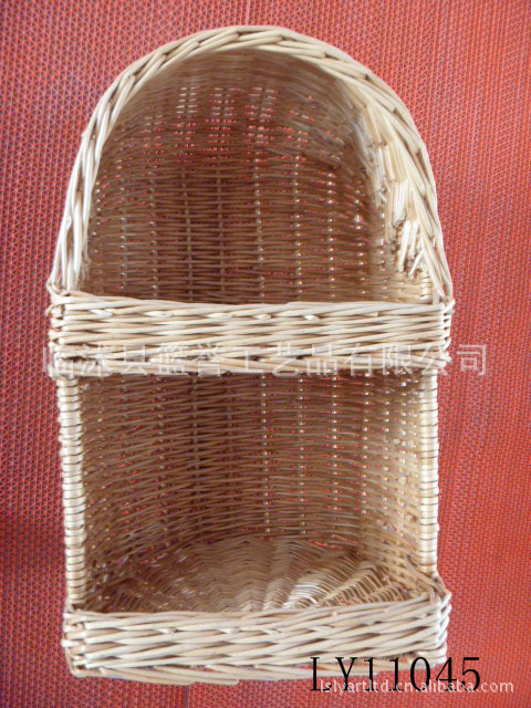 批发采购植物工艺品-柳编蔬菜篮批发采购-植物