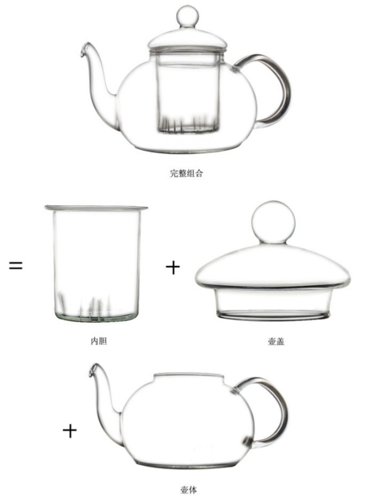 厂家特价 玻璃茶壶 耐热玻璃花茶壶 成套玻璃泡茶壶